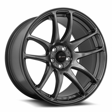 Vors Tr4 Wheel 18x9.5 5x108 Hyper Black 22mm